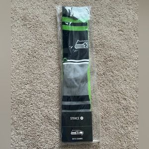 Stance Sideline Seahawks Cushion Crew Socks Men’s Large